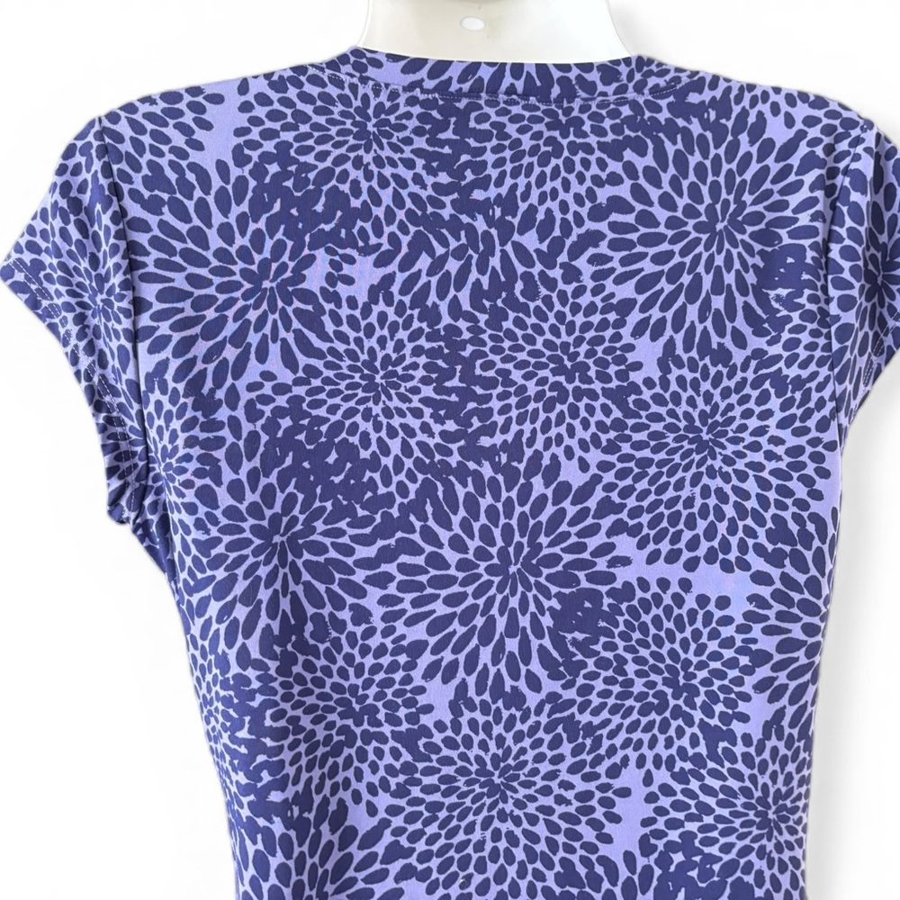 Athleta Faux Wrap V-Neck Cap Sleeve Dotted
Floral Athletic Dress Size S - Picture 5 of 9